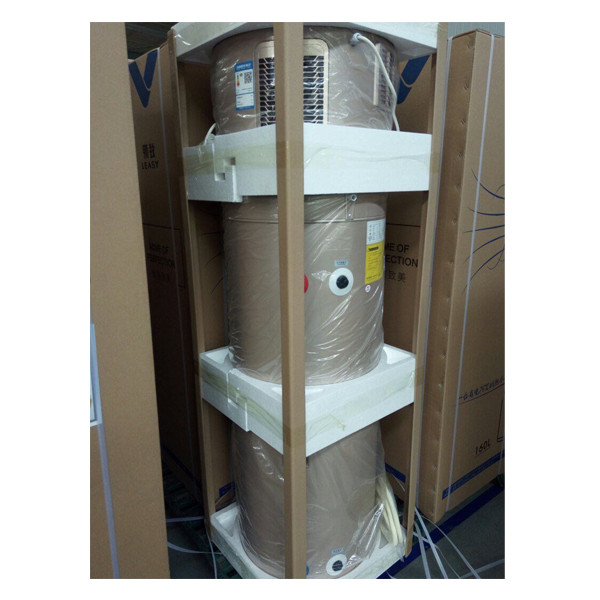 Horizontalna izmjenična toplinska pumpa za hlađenje vodom i zrakom u paketu s vodom i zrakom, toplinska pumpa s izvorom vode 2,5 kW ~ 45 kW