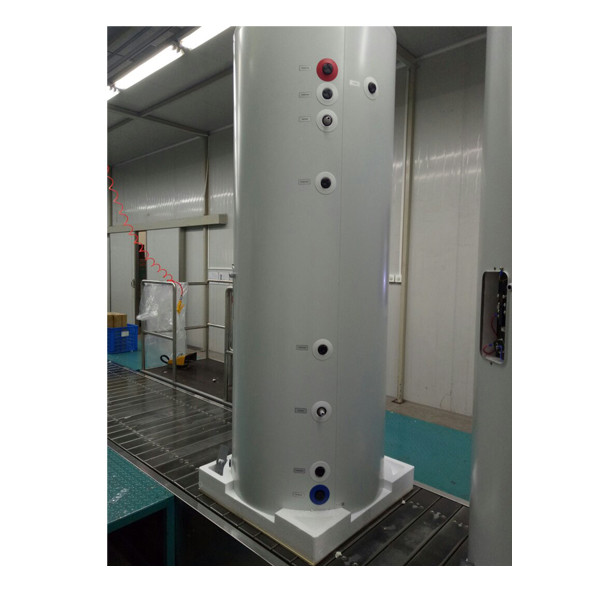Solarni spremnik vode za izmjenjivač topline iz bakrene zavojnice (2000L) 