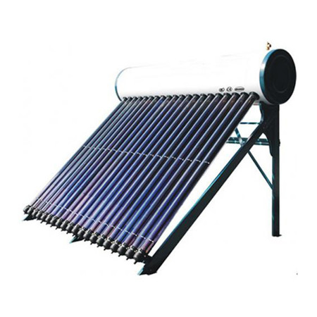 Podijeljeni solarni sustav grijača vode pod tlakom sastoji se od ravnog tankog solarnog kolektora, vertikalnog spremnika tople vode, crpne stanice i ekspanzijske posude